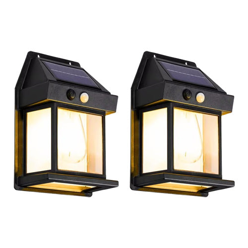 2x Solar Wall Lights